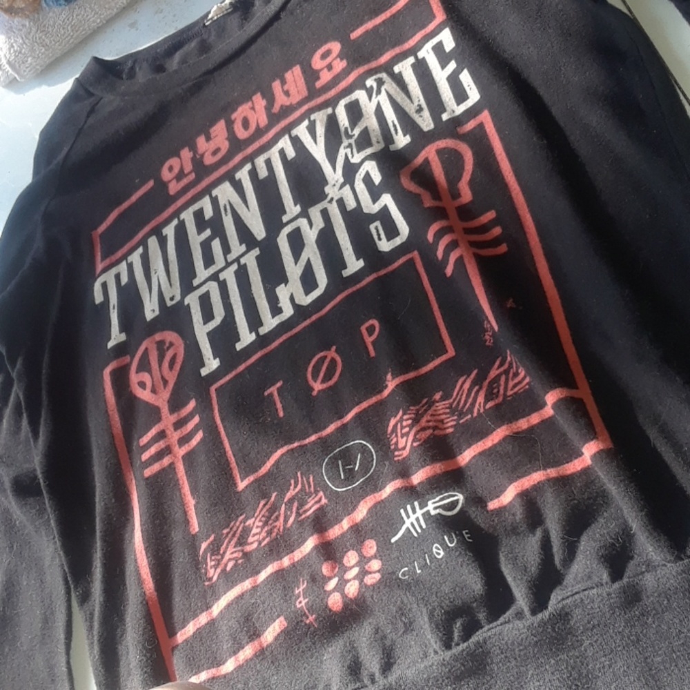 A long t-shirt